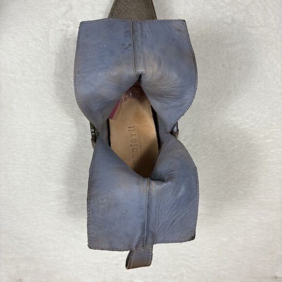 Bed Stu Women's 9.5 Canada Taupe Western Ankle Leather Boot Cobbler Distressed - Picture 13 of 15